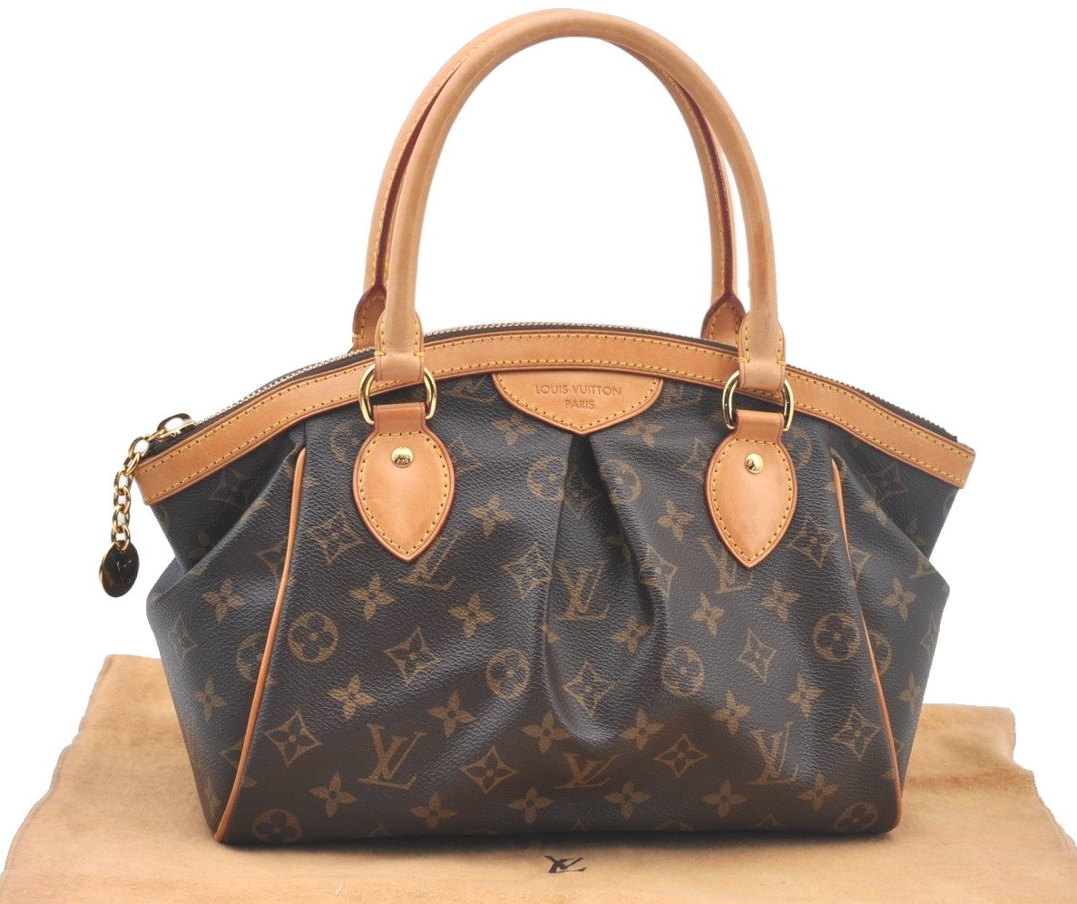 Authentic Louis Vuitton Monogram Tivoli PM Hand Tote Bag Purse M40143 LV K1467