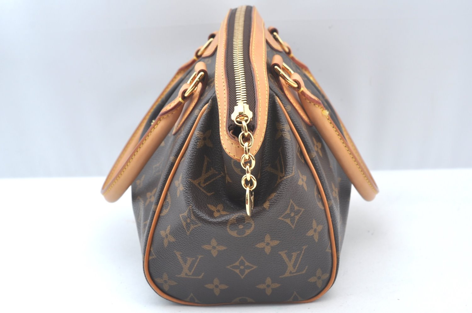 Authentic Louis Vuitton Monogram Tivoli PM Hand Tote Bag Purse M40143 LV K1467