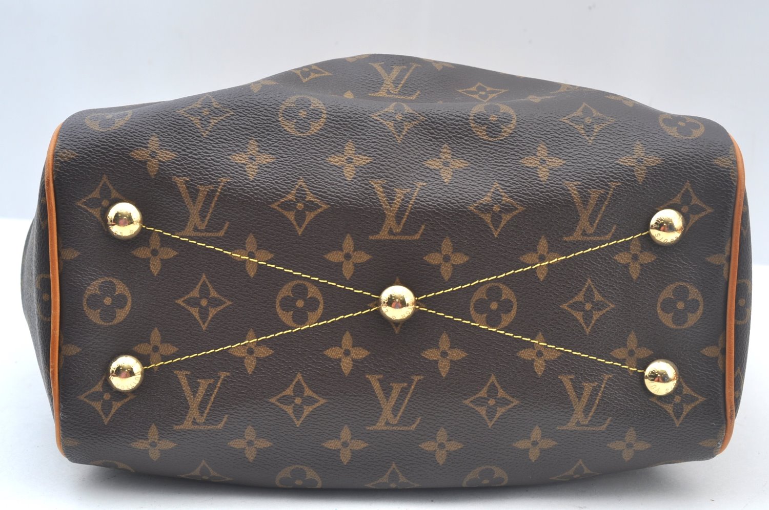 Authentic Louis Vuitton Monogram Tivoli PM Hand Tote Bag Purse M40143 LV K1467