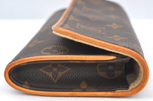 Authentic Louis Vuitton Monogram Pochette Twin PM Shoulder Bag M51854 LV K1482