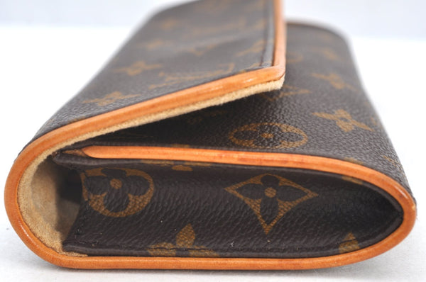 Authentic Louis Vuitton Monogram Pochette Twin PM Shoulder Bag M51854 LV K1482