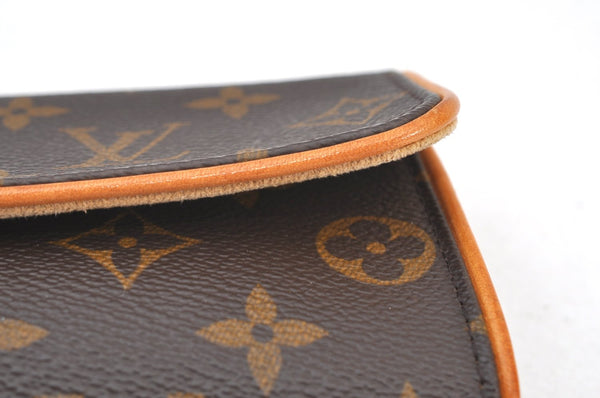 Authentic Louis Vuitton Monogram Pochette Twin PM Shoulder Bag M51854 LV K1482