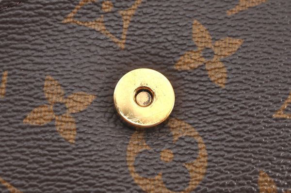 Authentic Louis Vuitton Monogram Pochette Twin PM Shoulder Bag M51854 LV K1482