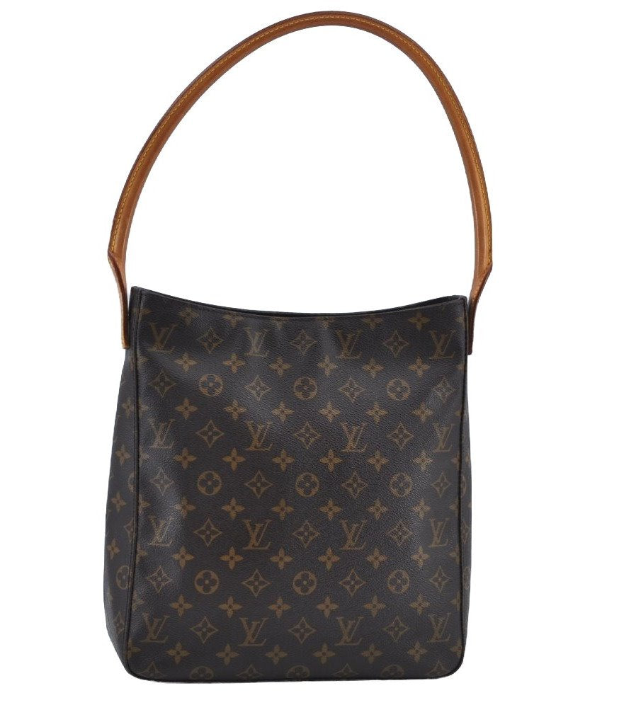 Authentic Louis Vuitton Monogram Looping GM Shoulder Bag M51145 LV K1582