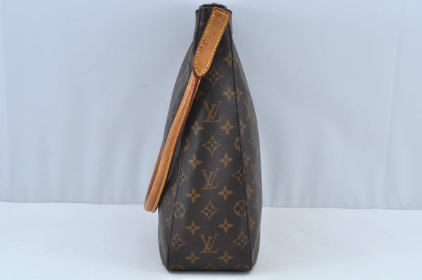 Authentic Louis Vuitton Monogram Looping GM Shoulder Bag M51145 LV K1582