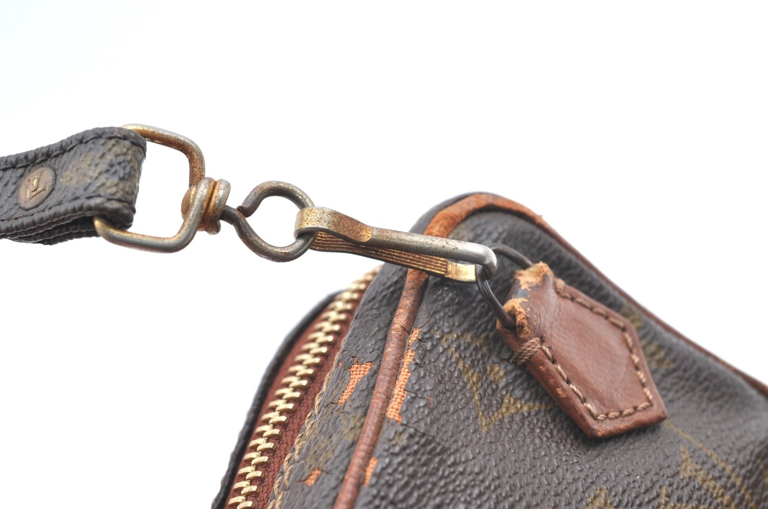 Authentic Louis Vuitton Monogram Amazone Shoulder Cross Body Bag Old Model K1593