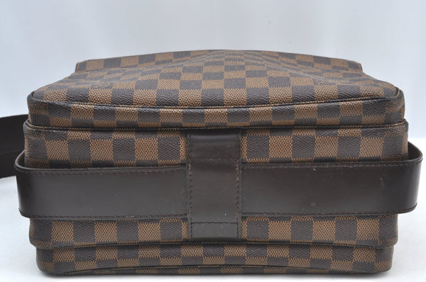 Authentic Louis Vuitton Damier Naviglio Shoulder Cross Body Bag N45255 LV K1612