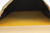Authentic FENDI 2Way Shoulder Hand Bag Purse Leather Yellow K1687