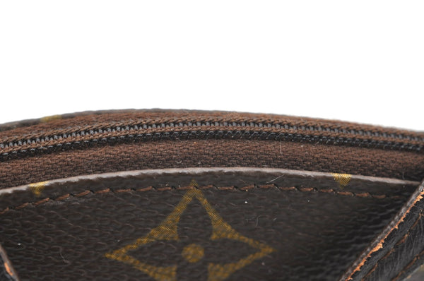 Auth Louis Vuitton Monogram Pochette Secret Shoulder Bag Pouch Old Model K1744