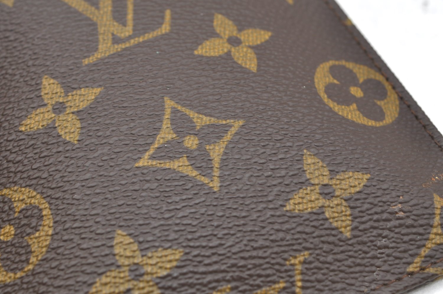 Auth Louis Vuitton Monogram Pochette Secret Shoulder Bag Pouch Old Model K1744