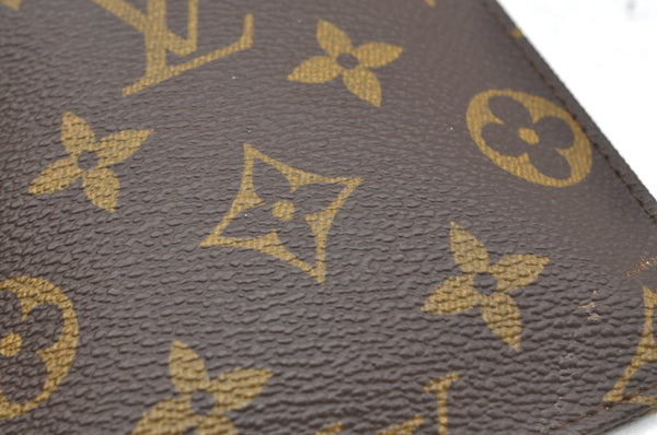 Auth Louis Vuitton Monogram Pochette Secret Shoulder Bag Pouch Old Model K1744