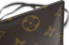 Auth Louis Vuitton Monogram Pochette Secret Shoulder Bag Pouch Old Model K1744