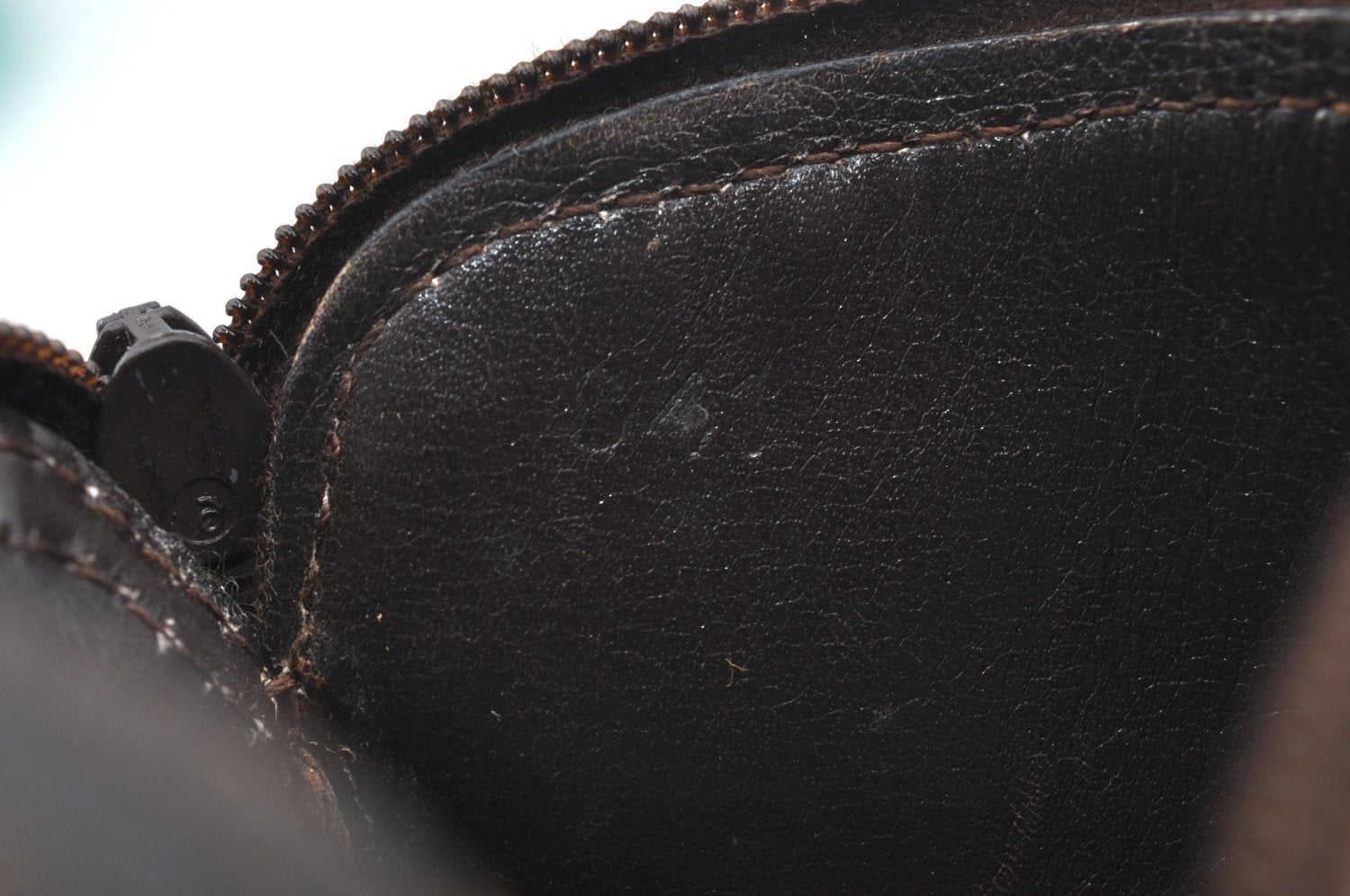 Auth Louis Vuitton Monogram Pochette Secret Shoulder Bag Pouch Old Model K1744