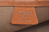 Authentic GUCCI Web Sherry Line GG Plus Tote Bag PVC Leather Beige K1835