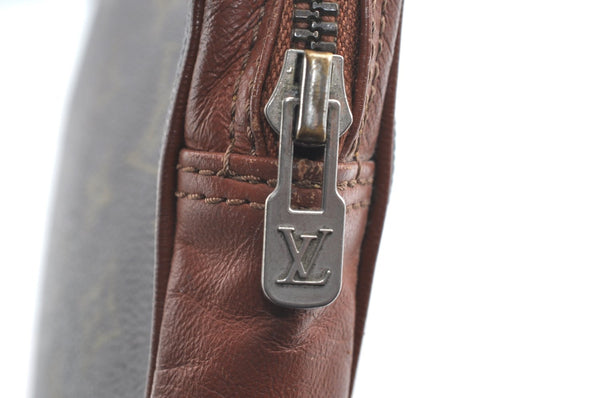 Authentic Louis Vuitton Monogram Pochette Sport Clutch Bag Old Model Junk K1860