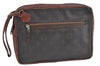 Authentic Louis Vuitton Monogram Pochette Sport Clutch Hand Bag Old Model K1978