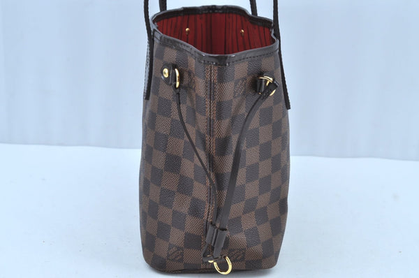 Authentic Louis Vuitton Damier Neverfull PM Shoulder Tote Bag N51109 LV K1993