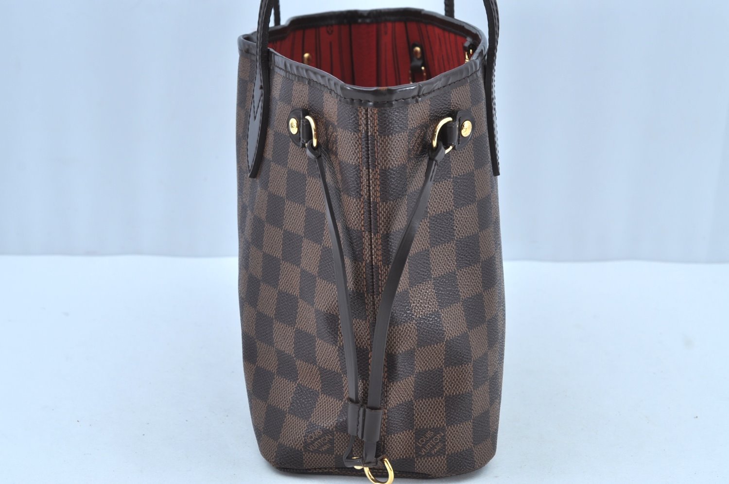 Authentic Louis Vuitton Damier Neverfull PM Shoulder Tote Bag N51109 LV K1993