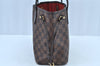 Authentic Louis Vuitton Damier Neverfull PM Shoulder Tote Bag N51109 LV K1993