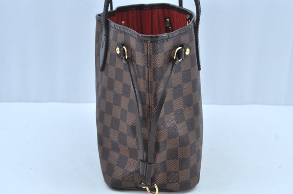 Authentic Louis Vuitton Damier Neverfull PM Shoulder Tote Bag N51109 LV K1993