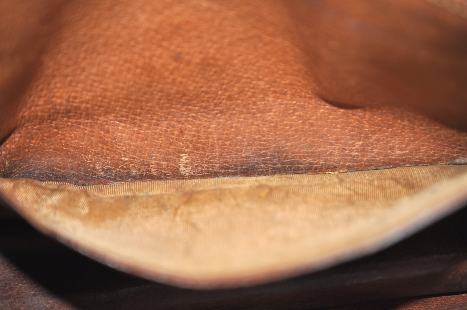 Auth Louis Vuitton Monogram Pochette Dame GM Clutch Hand Bag Old Model LV K1998