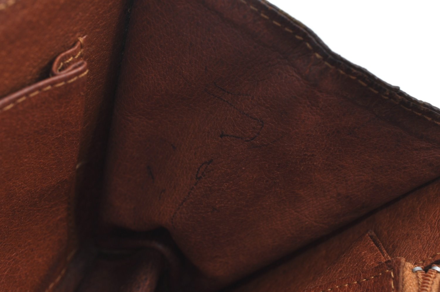 Auth Louis Vuitton Monogram Pochette Dame GM Clutch Hand Bag Old Model LV K1998