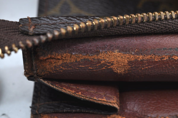 Auth Louis Vuitton Monogram Poche Toilette 26 Cosmetics Pouch Old Model K2003