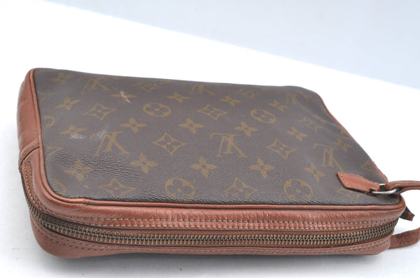 Authentic Louis Vuitton Monogram Pochette Sport Clutch Hand Bag Old Model K2024