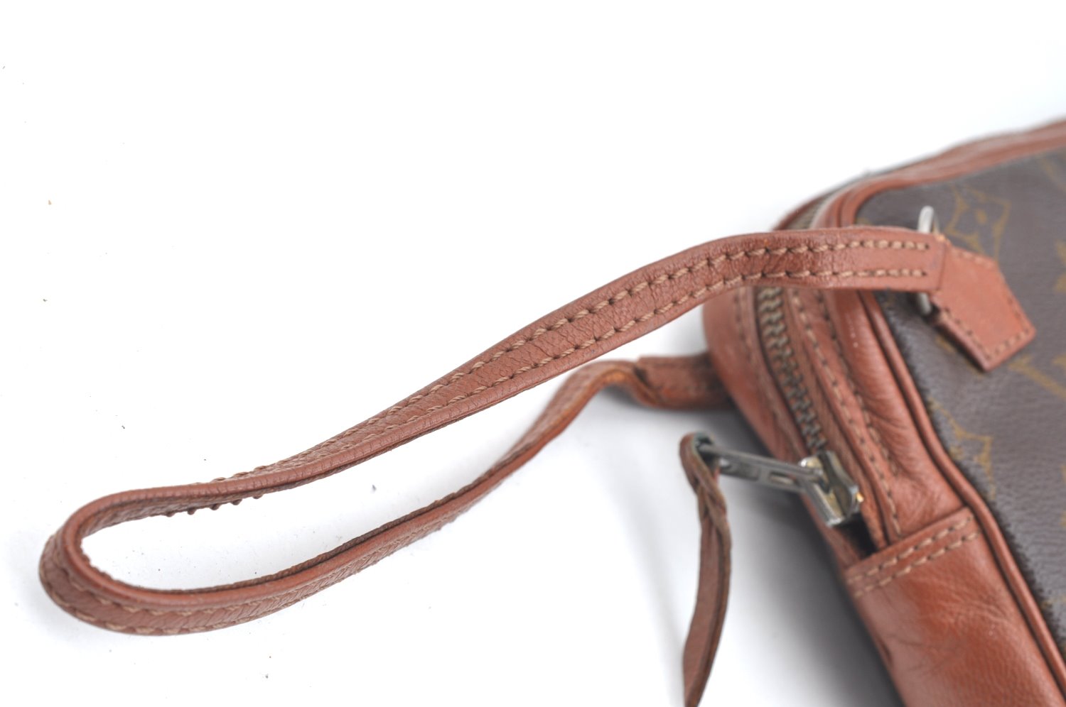 Authentic Louis Vuitton Monogram Pochette Sport Clutch Hand Bag Old Model K2024