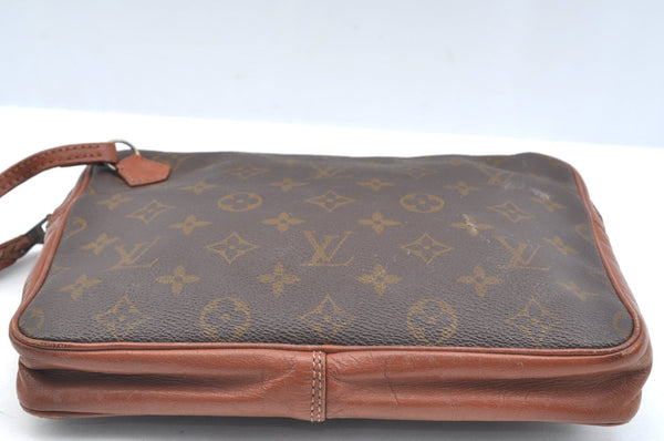 Authentic Louis Vuitton Monogram Pochette Sport Clutch Hand Bag Old Model K2024