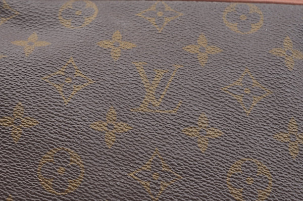 Authentic Louis Vuitton Monogram Pochette Sport Clutch Hand Bag Old Model K2024