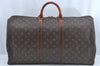 Authentic Louis Vuitton Monogram Keepall 55 Travel Boston Bag M41424 Junk K2164