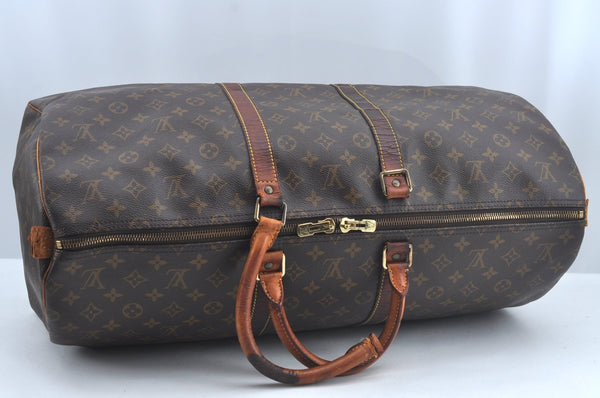 Authentic Louis Vuitton Monogram Keepall 55 Travel Boston Bag M41424 Junk K2164