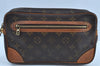 Authentic Louis Vuitton Monogram Marly Dragonne GM M51825 Clutch Hand Bag K2346