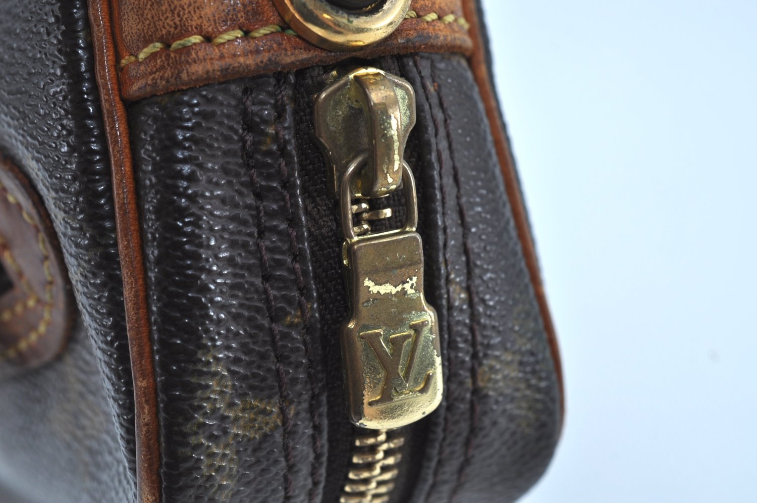 Authentic Louis Vuitton Monogram Marly Dragonne GM M51825 Clutch Hand Bag K2346