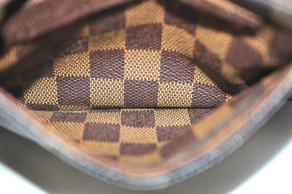 Authentic Louis Vuitton Damier Geronimos Waist Body Bag N51994 LV K2356