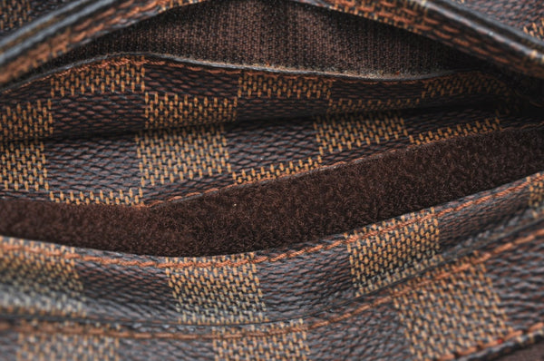 Authentic Louis Vuitton Damier Geronimos Waist Body Bag N51994 LV K2356