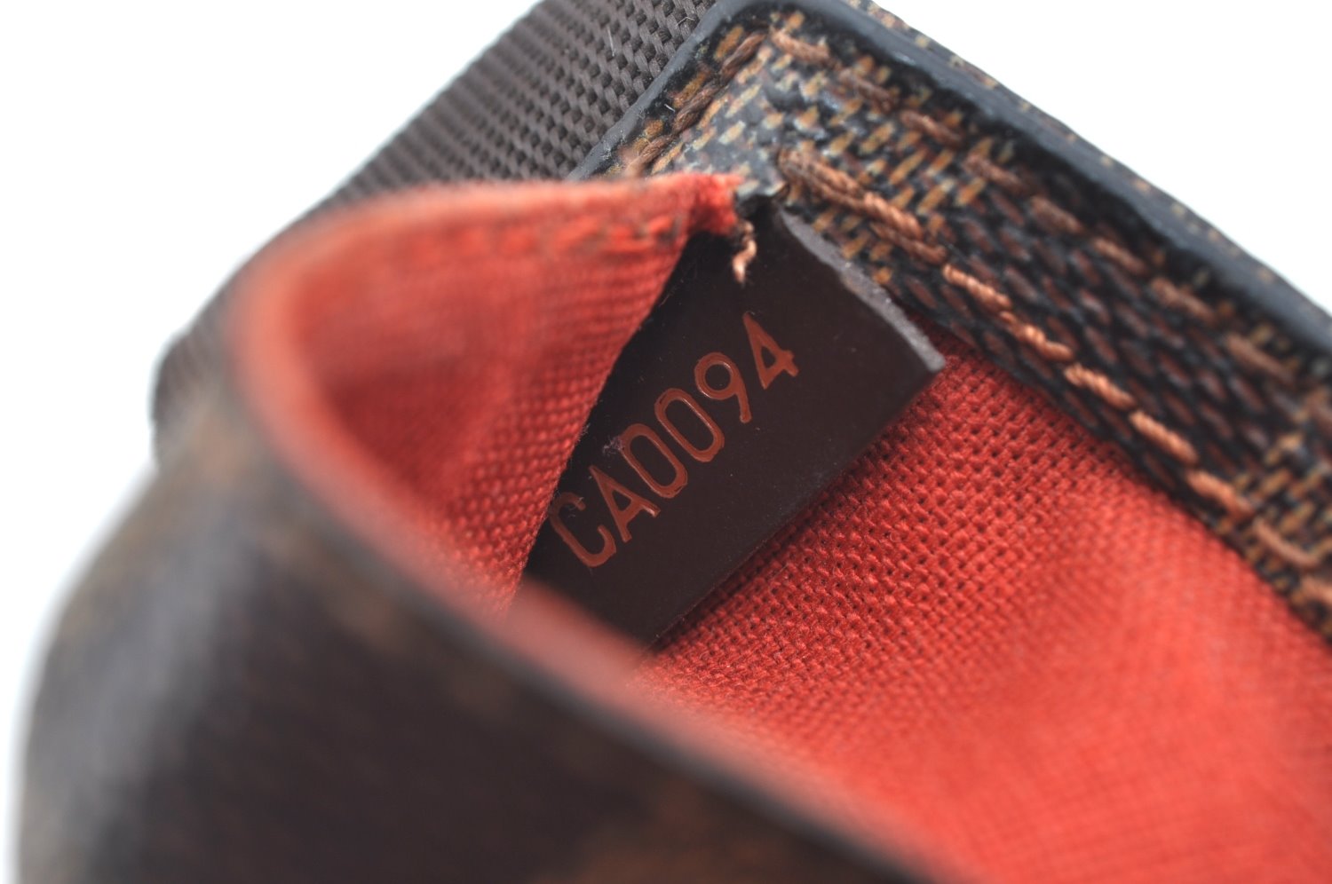 Authentic Louis Vuitton Damier Geronimos Waist Body Bag N51994 LV K2356