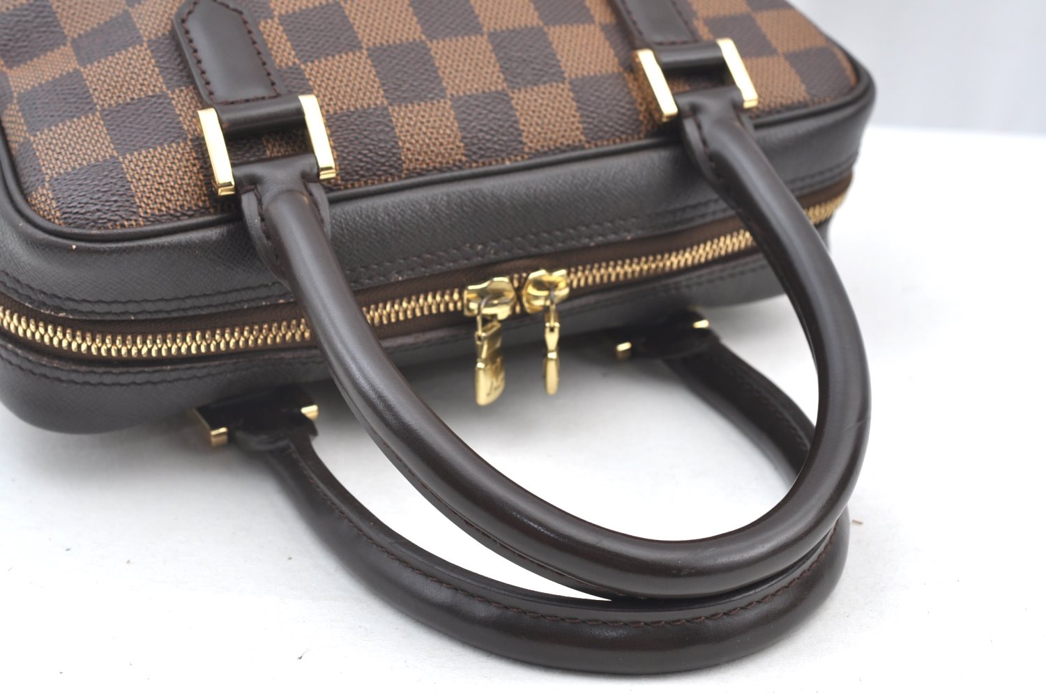 Authentic Louis Vuitton Damier Brera Hand Bag Purse N51150 LV K2513