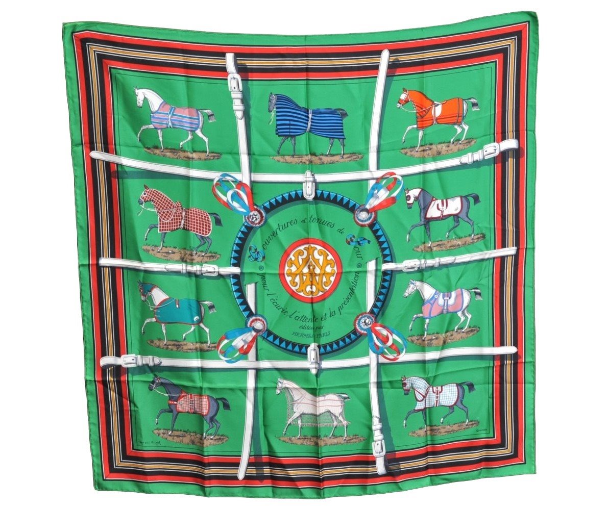 Authentic HERMES Carre 90 Scarf 