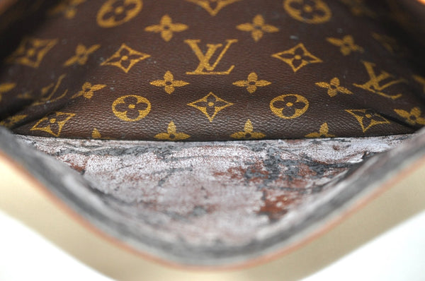 Auth Louis Vuitton Monogram Jeune Fille MM M51226 Shoulder Cross Bag Junk K2734