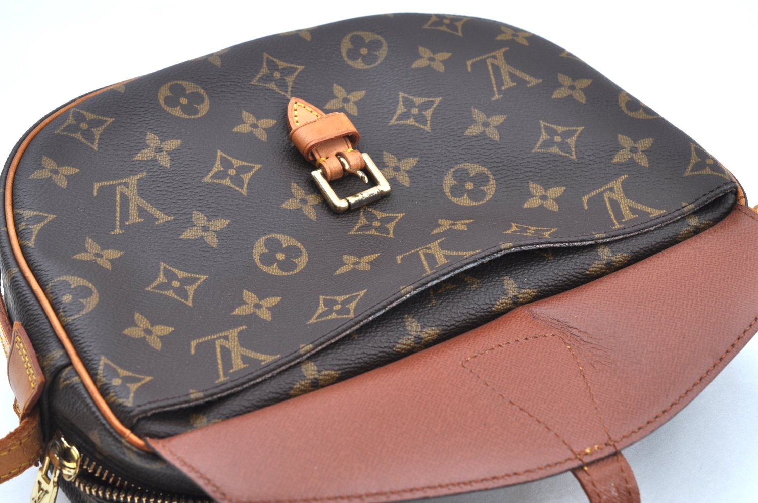 Auth Louis Vuitton Monogram Jeune Fille MM M51226 Shoulder Cross Bag Junk K2734