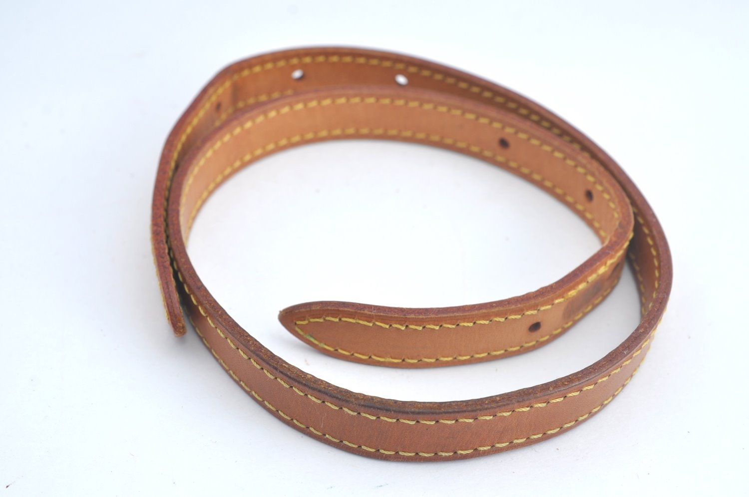 Authentic Louis Vuitton Leather Shoulder Strap For Bucket PM 27.2