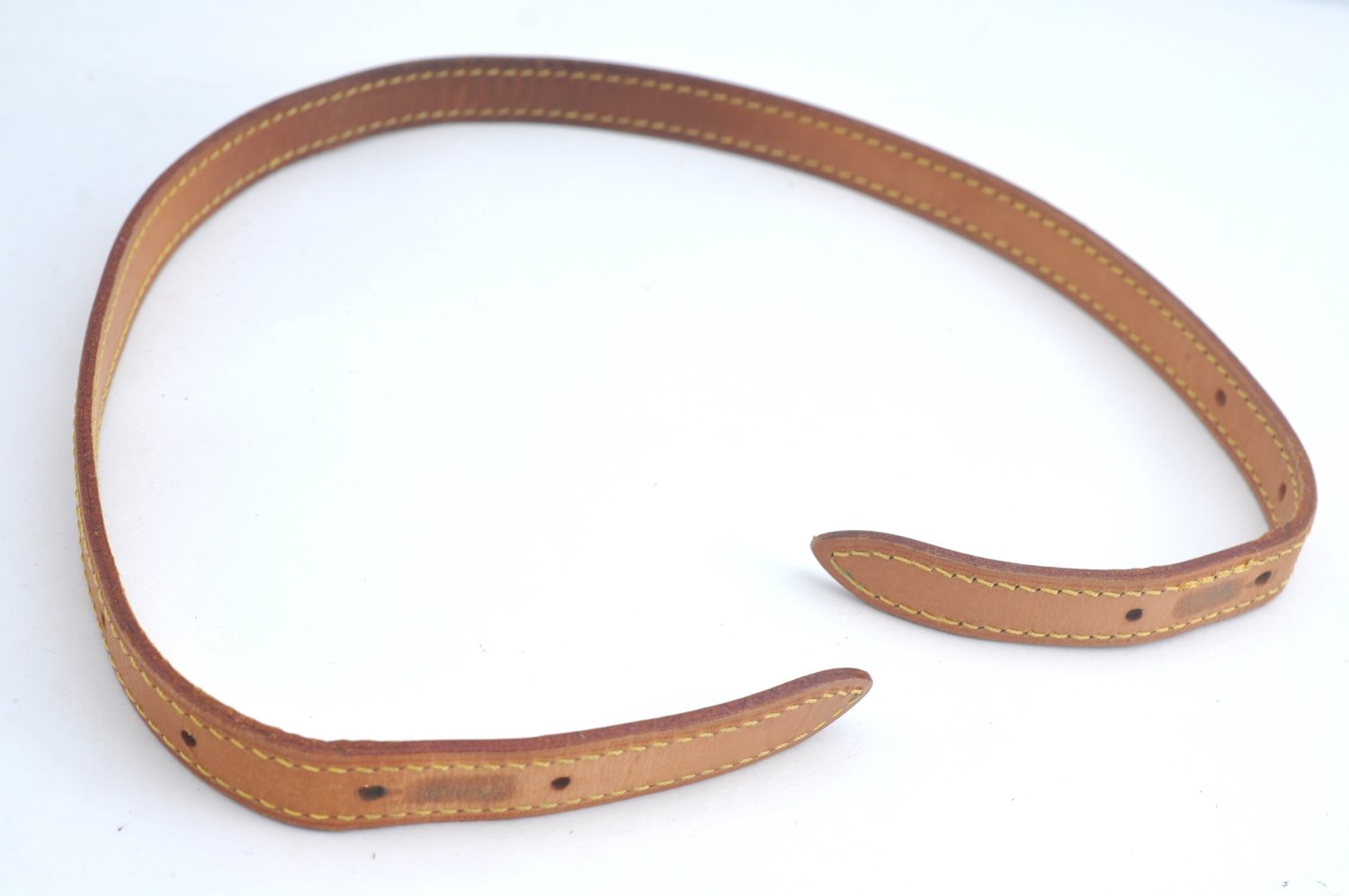 Authentic Louis Vuitton Leather Shoulder Strap For Bucket PM 27.2