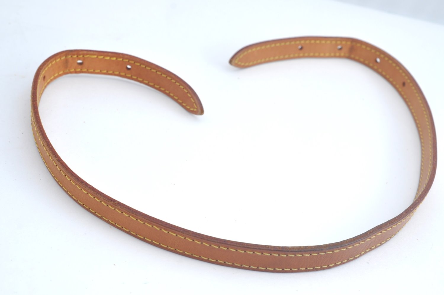 Authentic Louis Vuitton Leather Shoulder Strap For Bucket PM 27.2