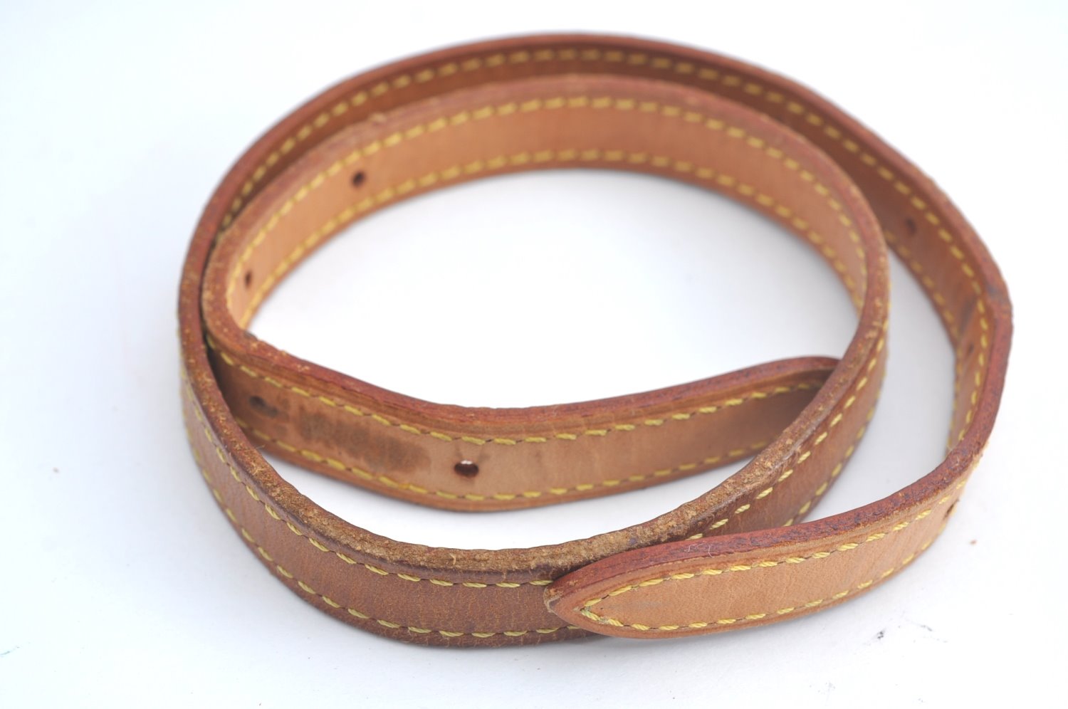 Authentic Louis Vuitton Leather Shoulder Strap For Bucket PM 27.2