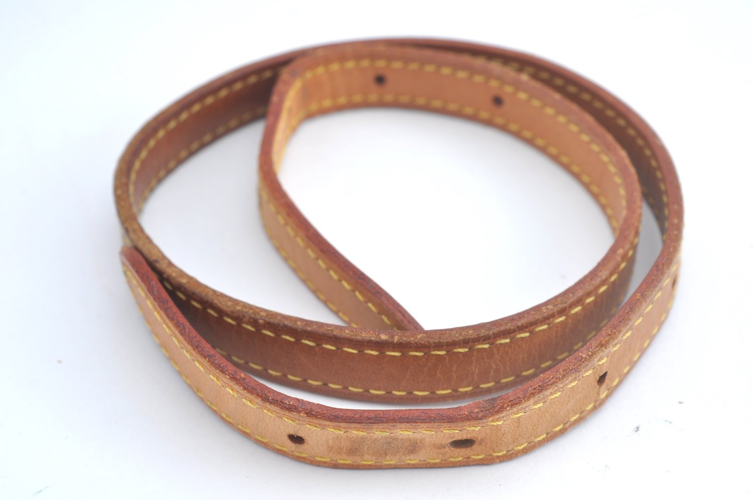 Authentic Louis Vuitton Leather Shoulder Strap For Bucket PM 27.2