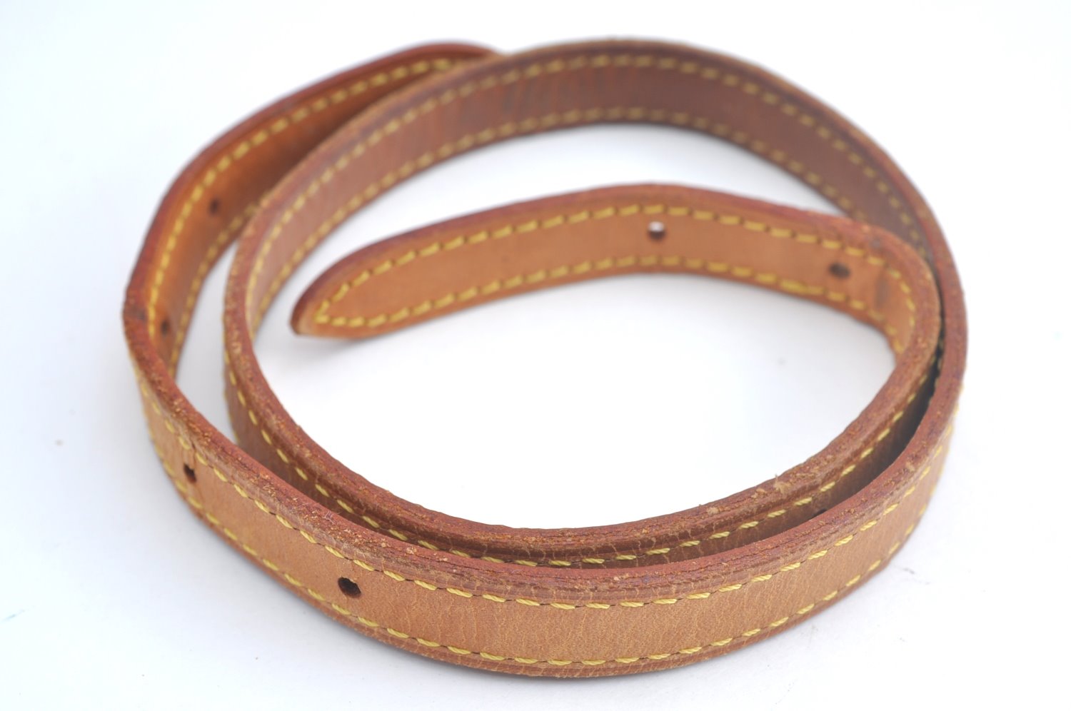 Authentic Louis Vuitton Leather Shoulder Strap For Bucket PM 27.2