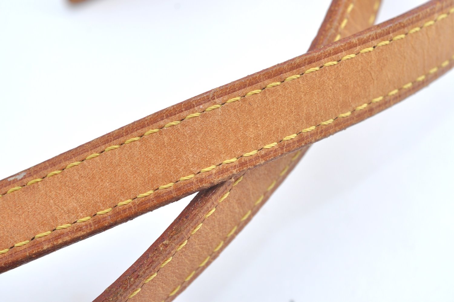 Authentic Louis Vuitton Leather Shoulder Strap For Bucket PM 27.2