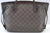 Authentic Louis Vuitton Damier Neverfull PM Shoulder Tote Bag N51109 Lv K2876